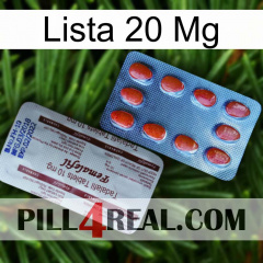 Lista 20 Mg 36
